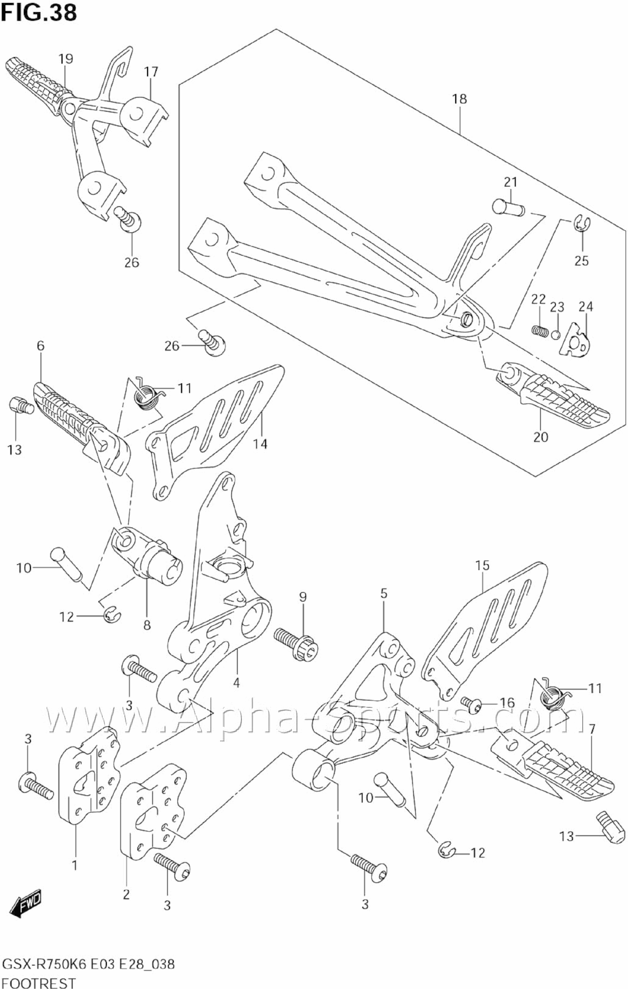 Suzuki Motorcycle OEM Parts Catalog - Alpha Sports